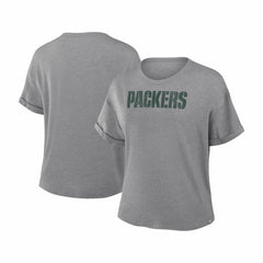 Green Bay Packers Women's Swing Pass Tri-Blend Boxy T-Shirt | NFL Discount