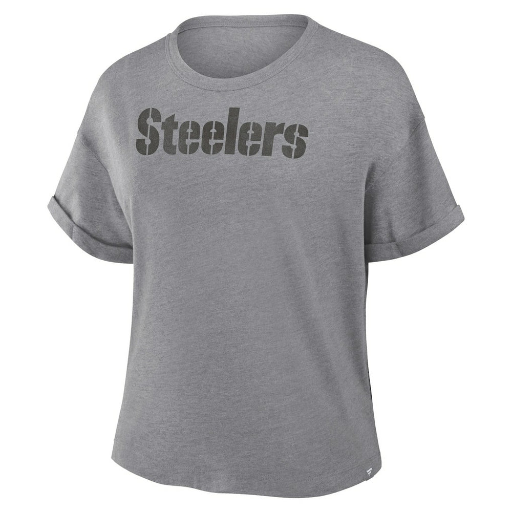 Pittsburgh Steelers Women's Swing Pass Tri-Blend Boxy T-Shirt | NFL Near me
