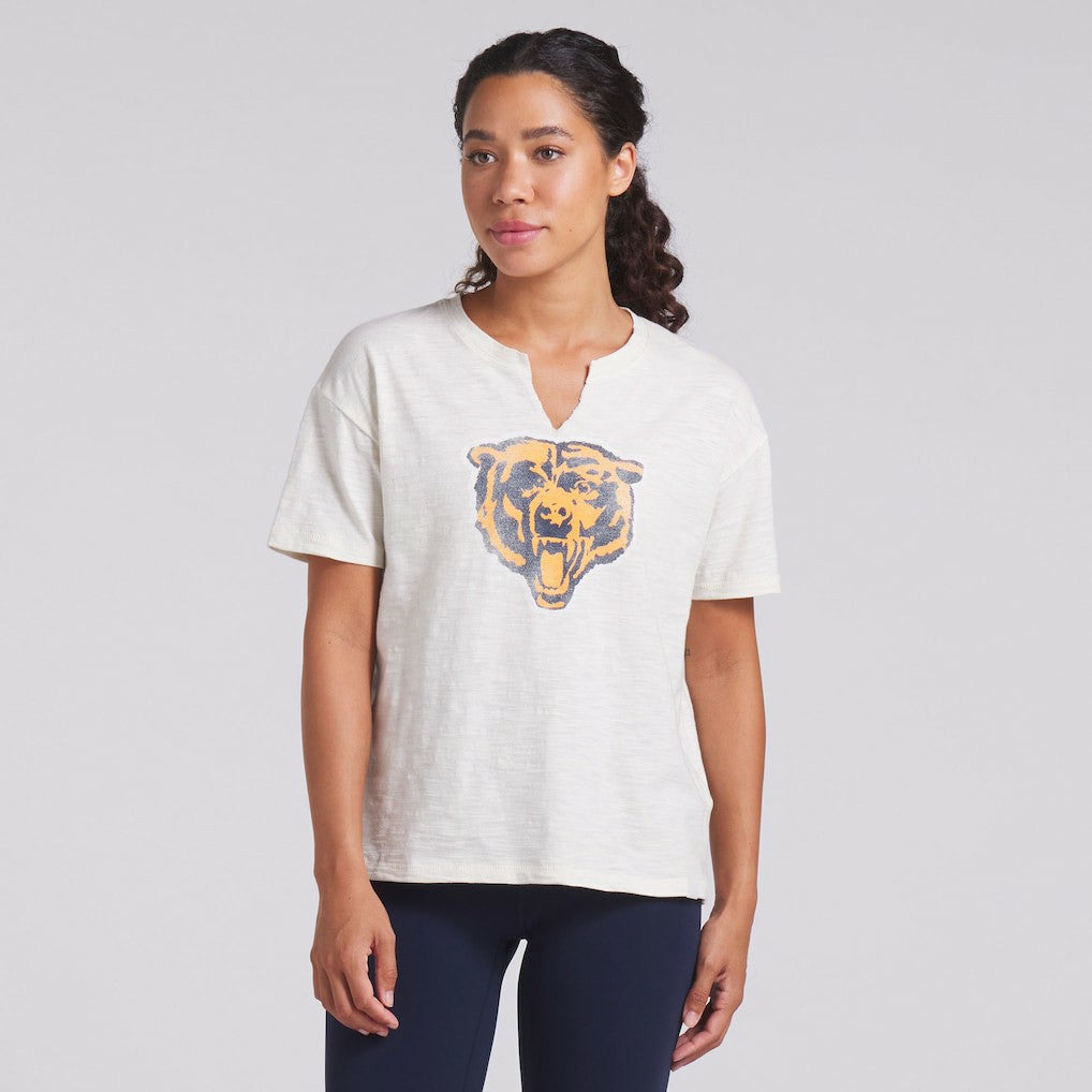 Chicago Bears Women's Trick Play Slub Boxy T-Shirt | NFL Hot
