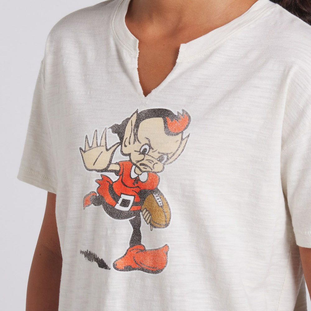 Cleveland Browns Women's Trick Play Slub Boxy T-Shirt | NFL Near me