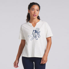 Dallas Cowboys Women's Trick Play Slub Boxy T-Shirt | NFL Outlet