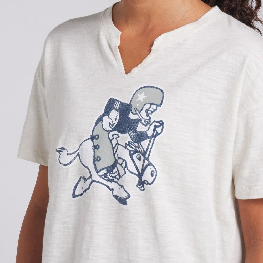 Dallas Cowboys Women's Trick Play Slub Boxy T-Shirt | NFL Outlet