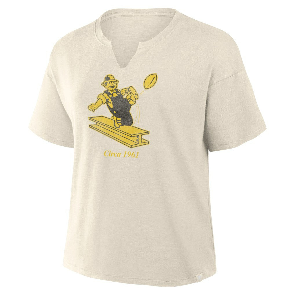 Pittsburgh Steelers Women's Trick Play Slub Boxy T-Shirt | NFL New