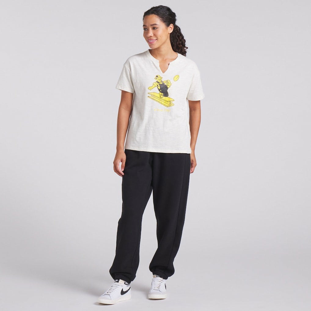 Pittsburgh Steelers Women's Trick Play Slub Boxy T-Shirt | NFL New