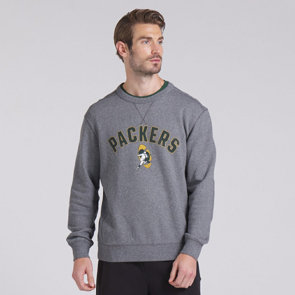 Green Bay Packers Loop Terry Pullover Sweatshirt | NFL Outlet