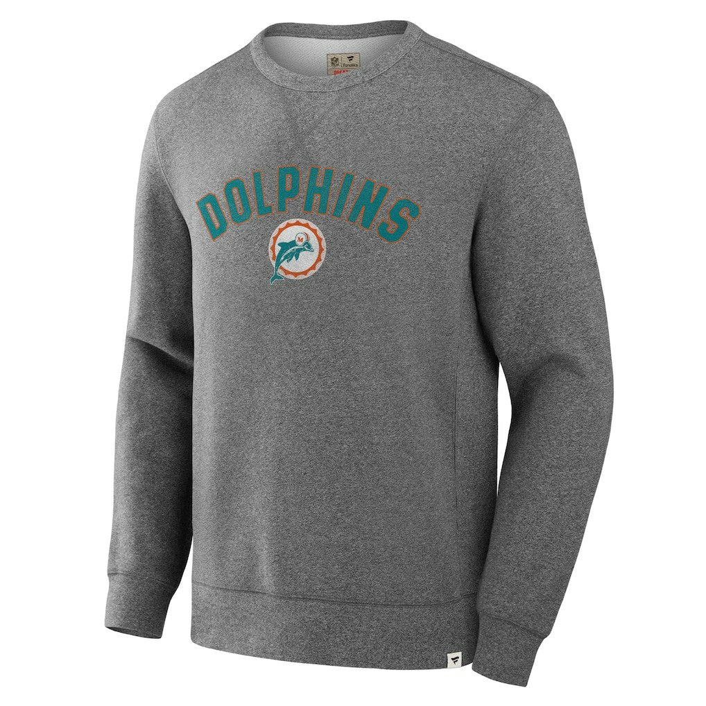 Miami Dolphins Loop Terry Pullover Sweatshirt | NFL New