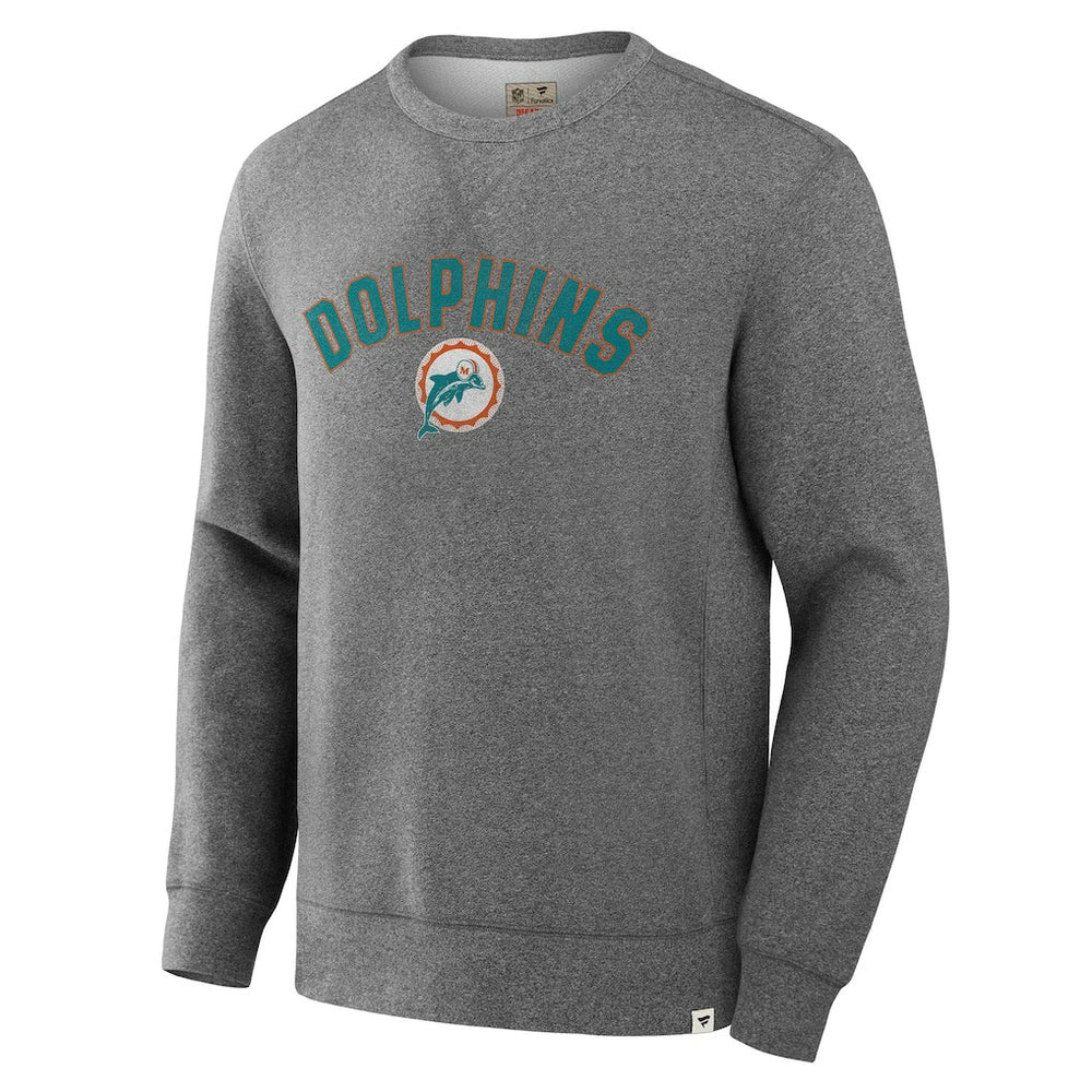 Miami Dolphins Loop Terry Pullover Sweatshirt | NFL New
