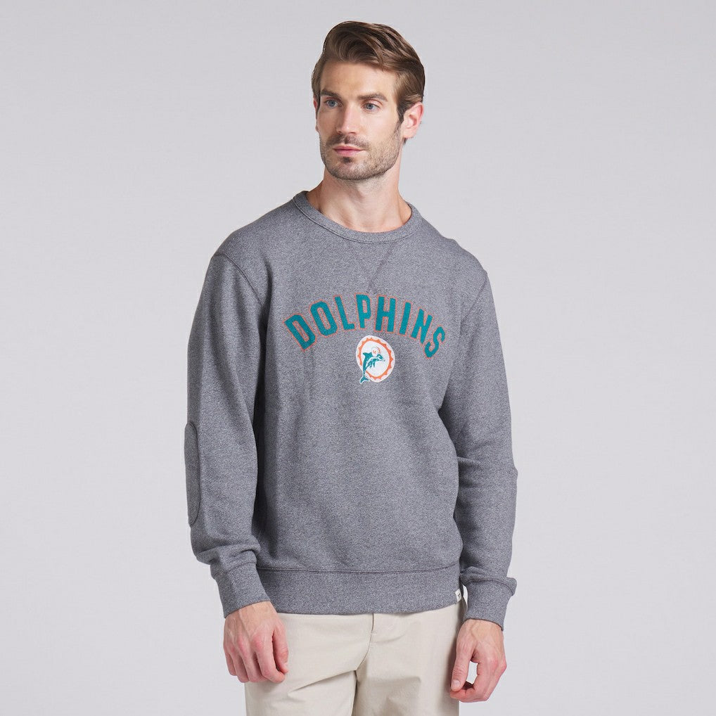 Miami Dolphins Loop Terry Pullover Sweatshirt | NFL New