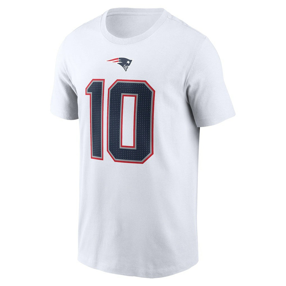 New England Patriots Drake Maye  Player Name & Number T-Shirt | NFL Sale