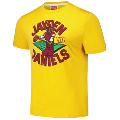 Washington Commanders Jayden Daniels  Homage Unisex Caricature Player Tri-Blend T-Shirt | NFL Outlet
