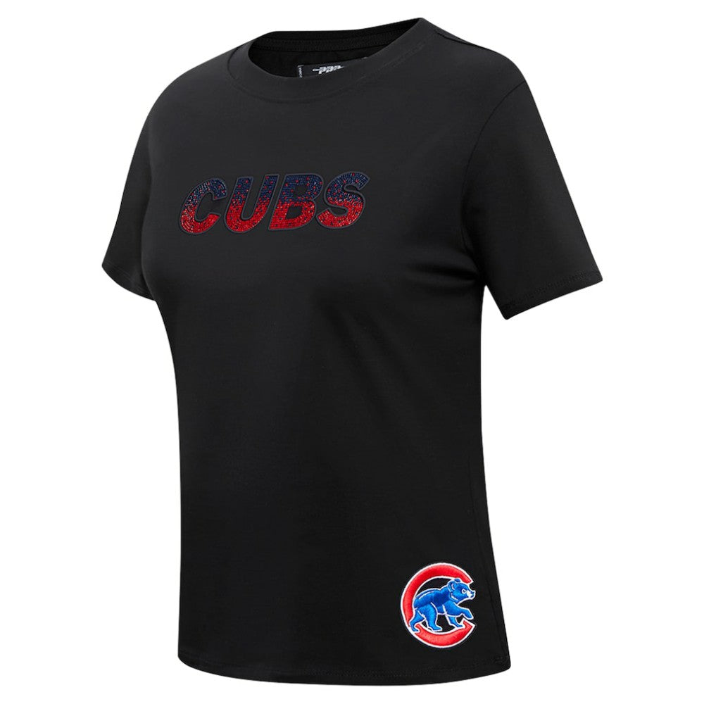 Chicago Cubs Pro Standard Women's Rhinestone Slim Fit T-Shirt - MLB T-shirts