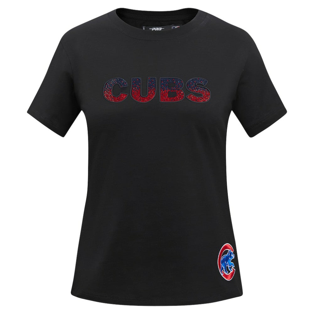 Chicago Cubs Pro Standard Women's Rhinestone Slim Fit T-Shirt - MLB T-shirts