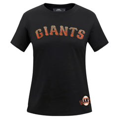 San Francisco Giants Pro Standard Women's Rhinestone Slim Fit T-Shirt - MLB T-shirts