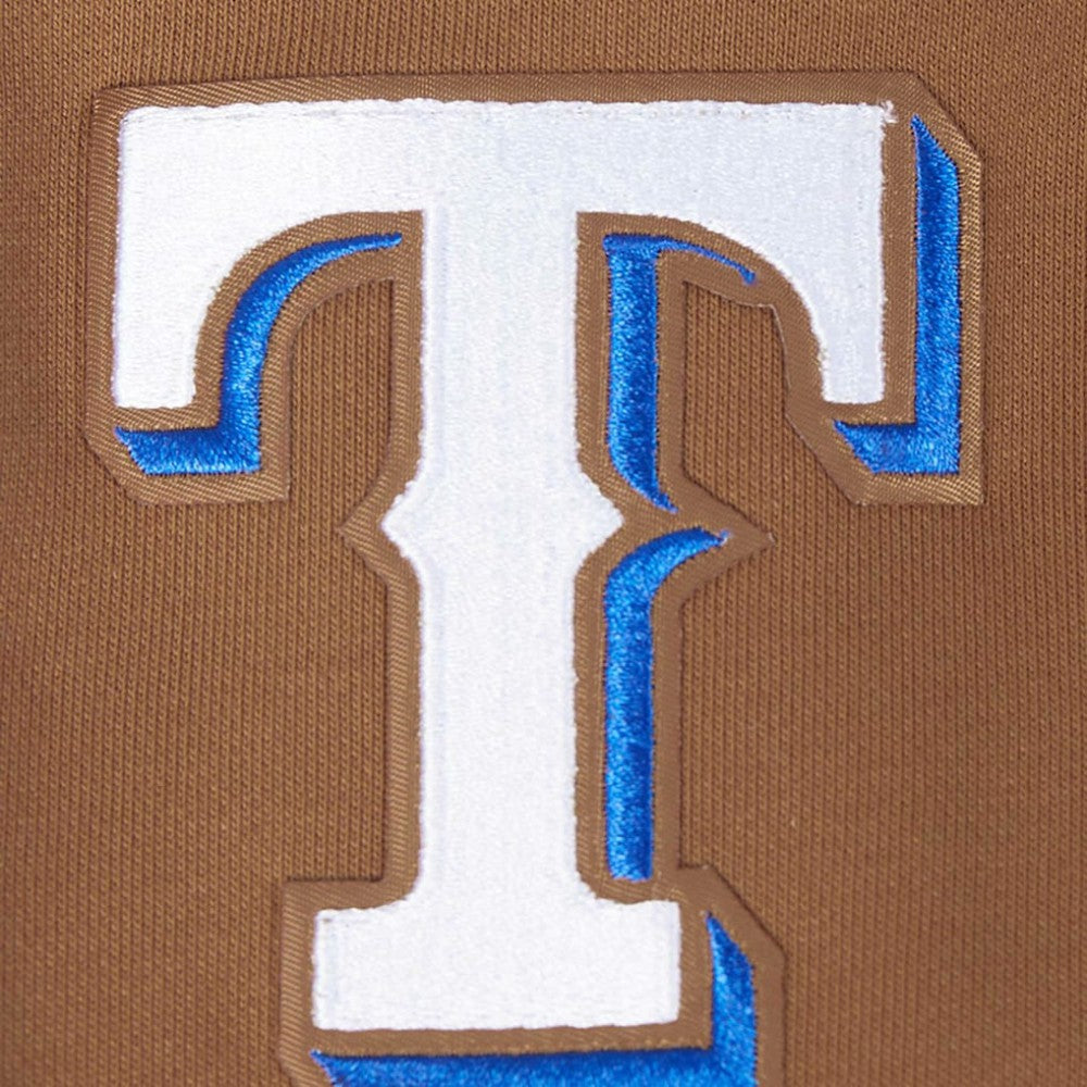 Texas Rangers Pro Standard Women's Paint The City Pullover Cropped Sweatshirt - MLB Pullover