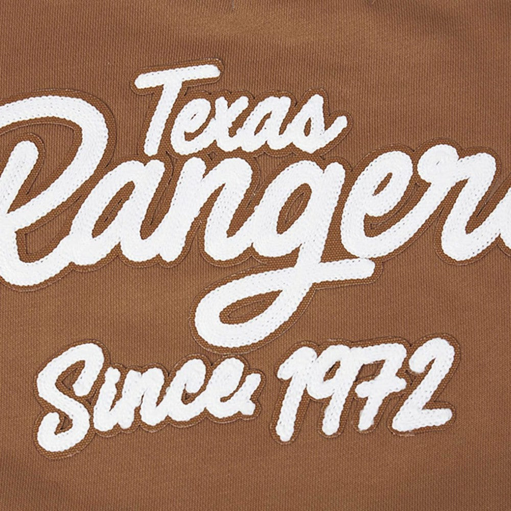 Texas Rangers Pro Standard Women's Paint The City Pullover Cropped Sweatshirt - MLB Pullover