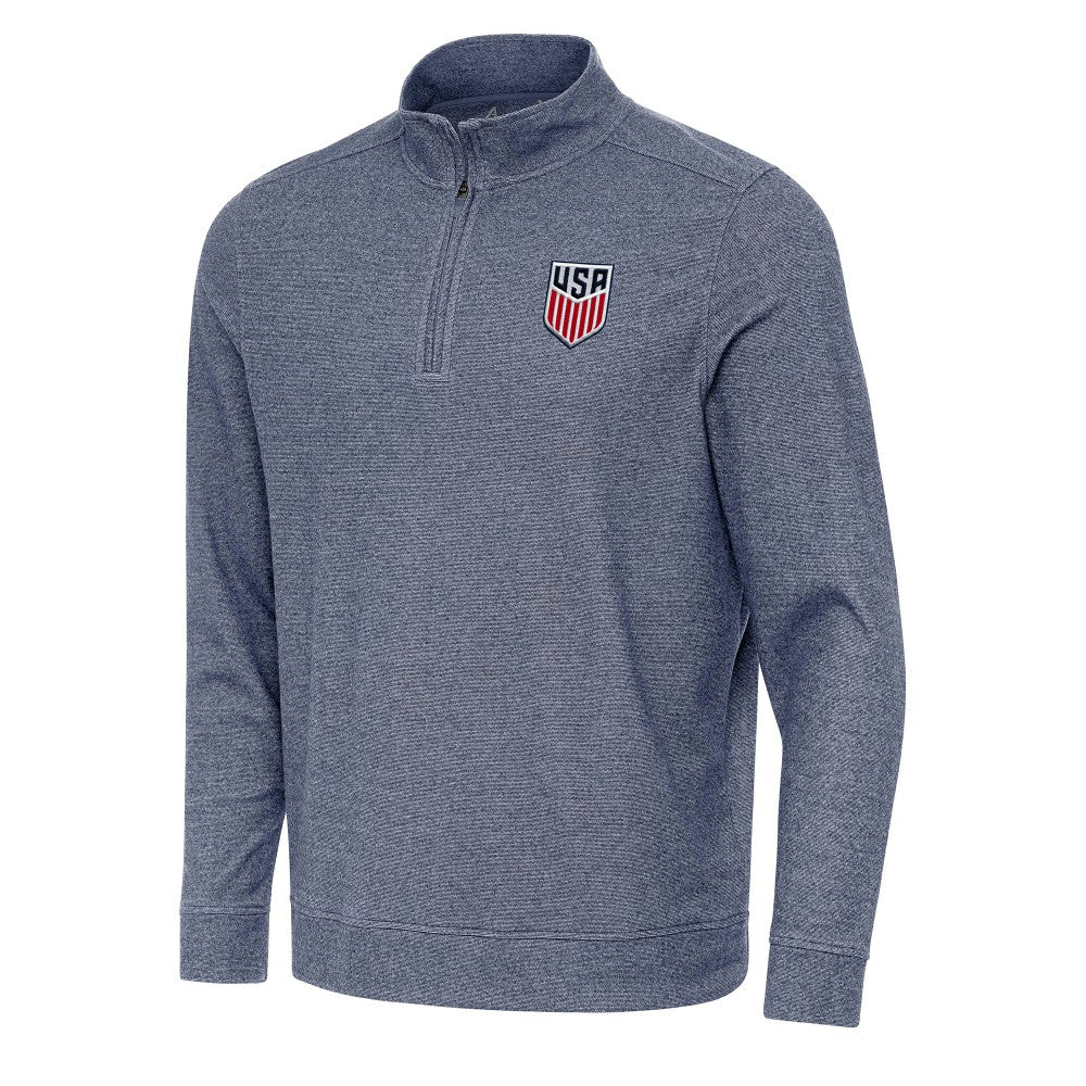USMNT Antigua Subtle Quarter-Zip Top