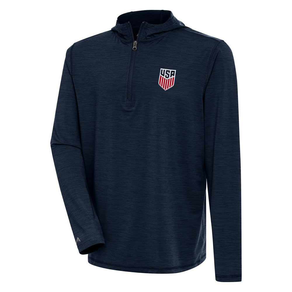 USMNT Antigua Tidy Quarter-Zip Hoodie