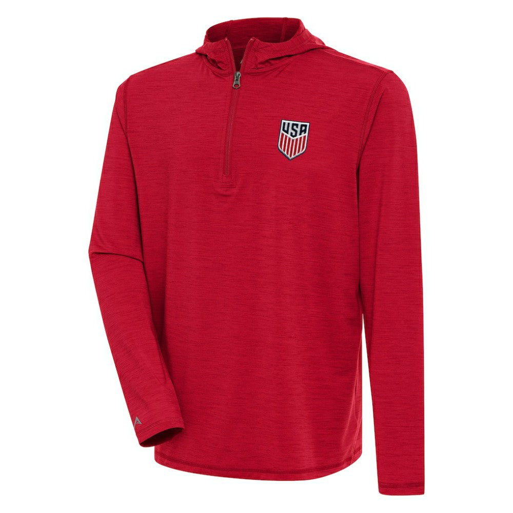 USMNT Antigua Tidy Quarter-Zip Hoodie