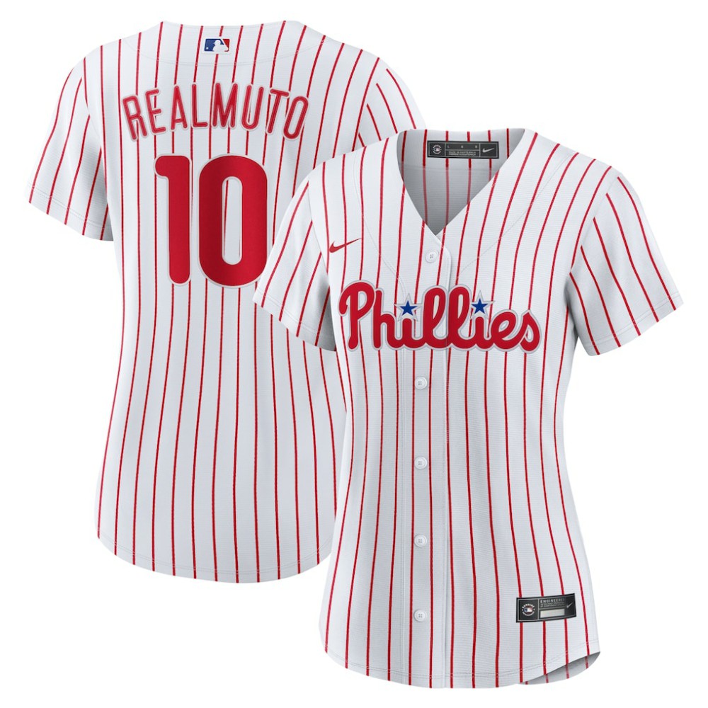 J.T. Realmuto Philadelphia Phillies Nike Women's Home Replica Jersey - MLB Jerseys