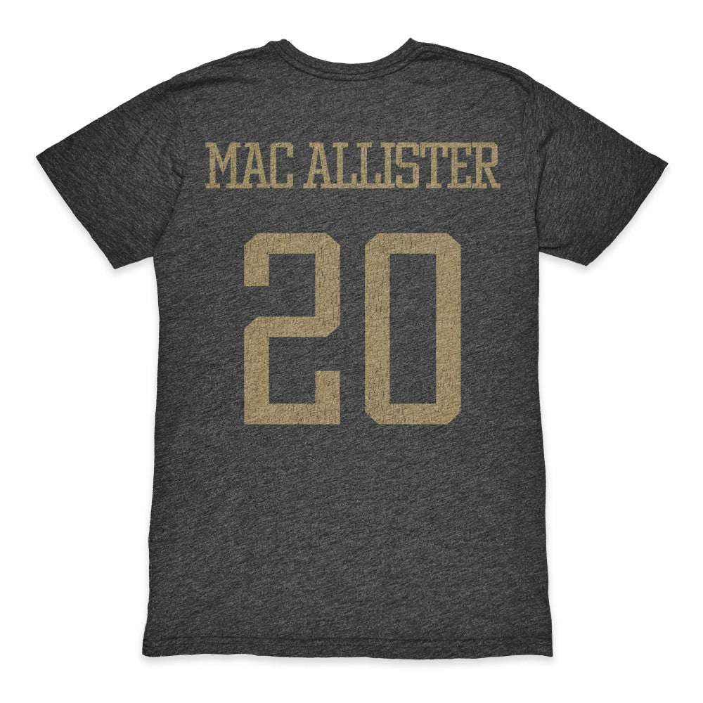 Alexis Mac Allister Argentina National Team 1863FC Player Retro Tri-Blend T-Shirt
