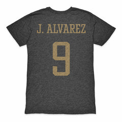 Julián Álvarez Argentina National Team 1863FC Player Retro Tri-Blend T-Shirt