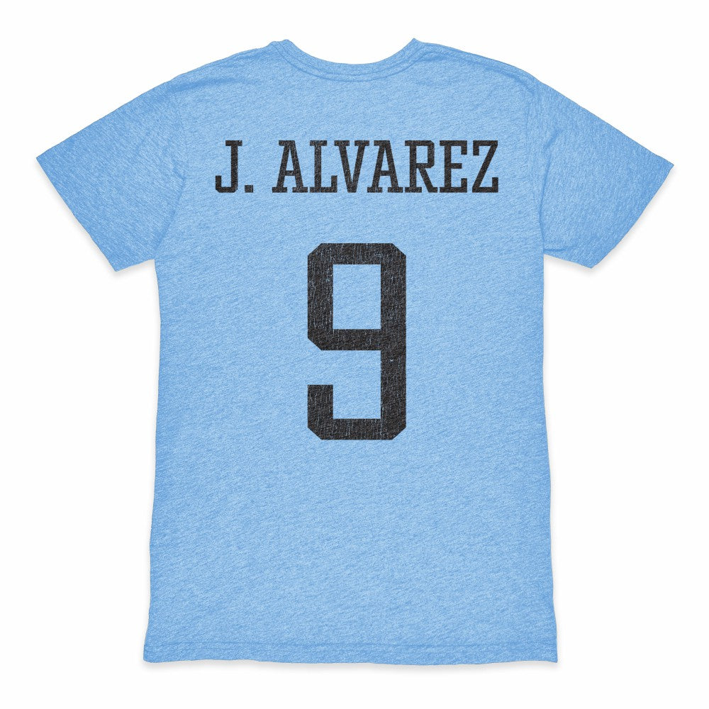 Julián Álvarez Argentina National Team 1863FC Player Retro Tri-Blend T-Shirt