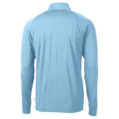 Carolina Panthers Cutter & Buck Adapt Eco Knit Stretch Recycled Raglan Quarter-Zip DryTec Top | NFL Discount