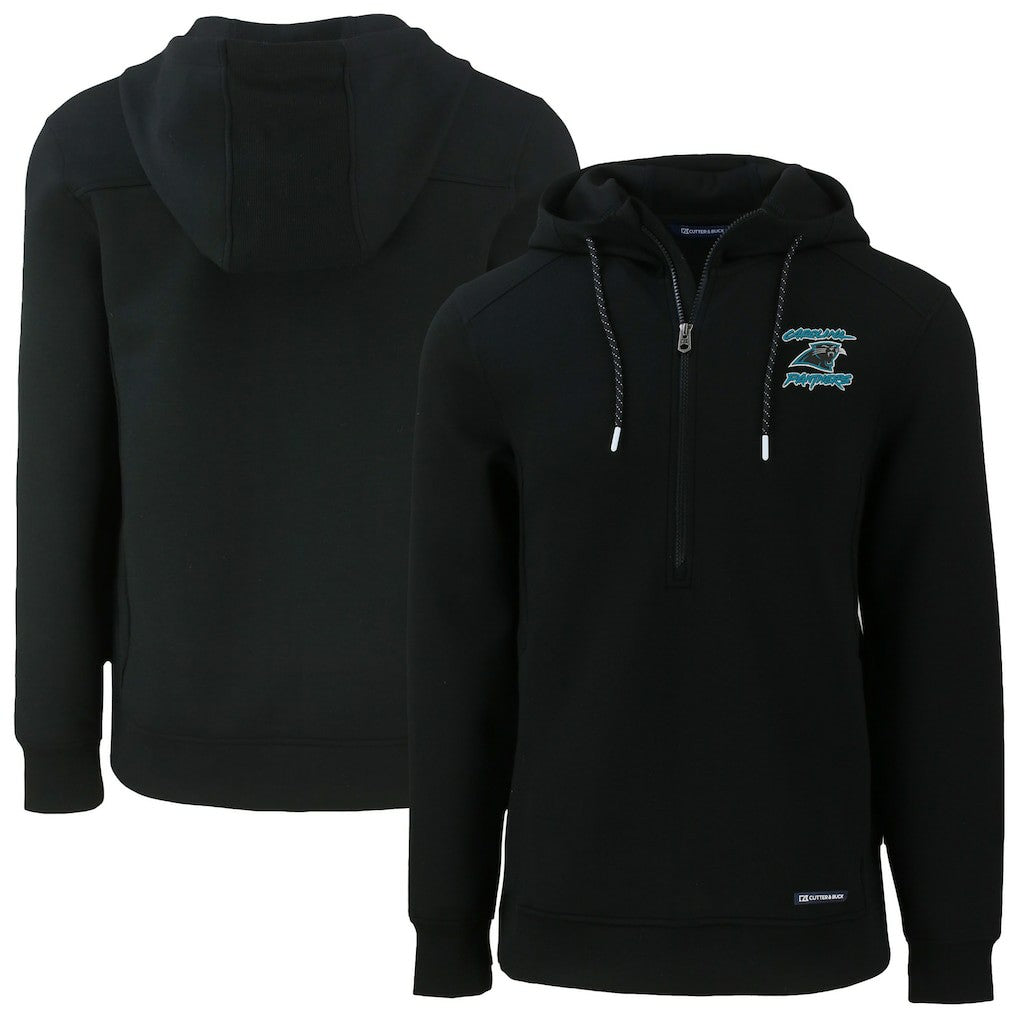 Carolina Panthers Cutter & Buck Roam Eco Recycled Half-Zip Hoodie | NFL Discount