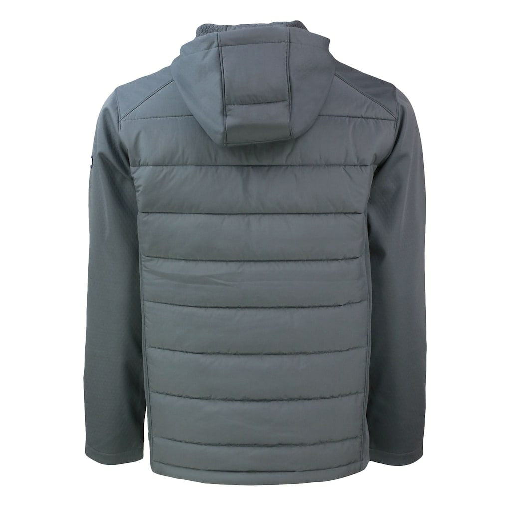 Carolina Panthers Cutter & Buck Evoke Hybrid Eco Softshell Recycled Full-Zip Hoodie Jacket | NFL Hot
