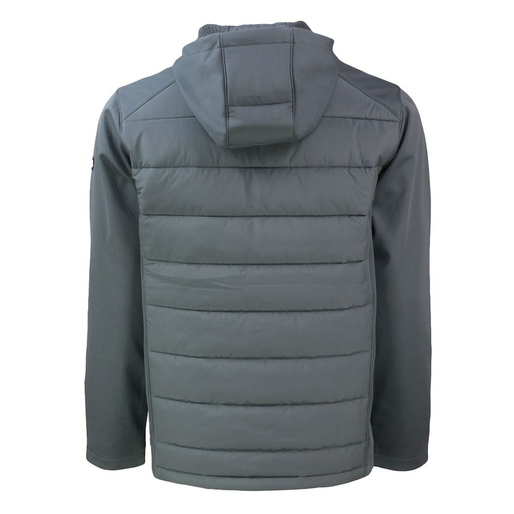 Carolina Panthers Cutter & Buck Evoke Hybrid Eco Softshell Recycled Full-Zip Hoodie Jacket | NFL Hot