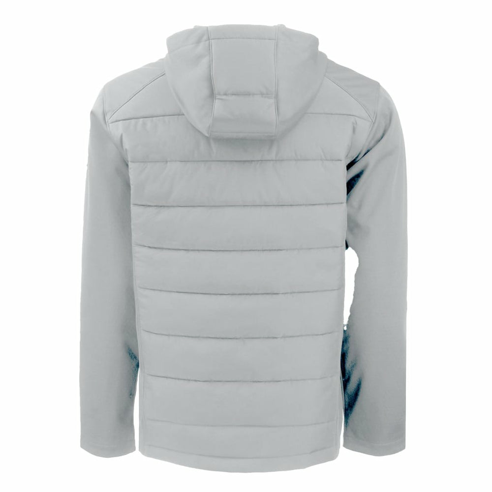 Atlanta Falcons Cutter & Buck Evoke Hybrid Eco Softshell Recycled Full-Zip Hoodie Jacket | NFL Online
