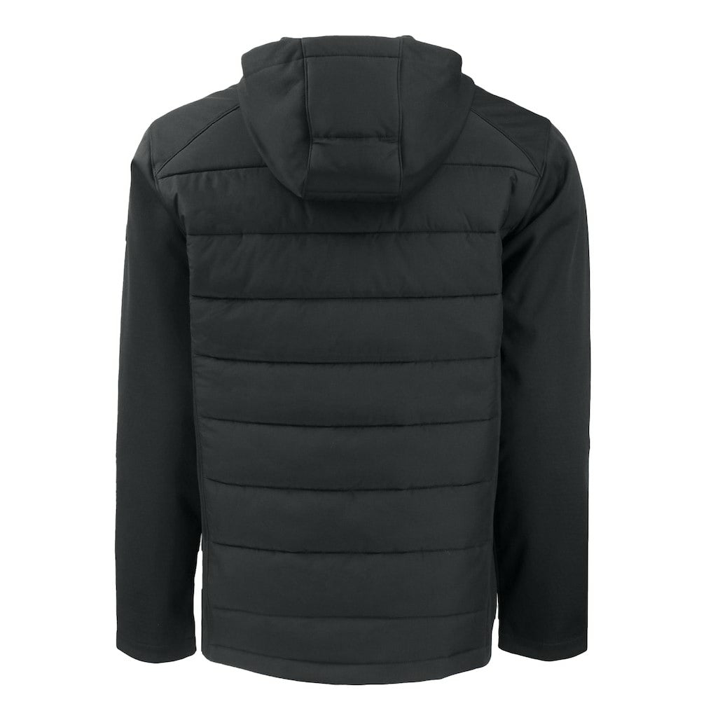 Atlanta Falcons Cutter & Buck Evoke Hybrid Eco Softshell Recycled Full-Zip Hoodie Jacket | NFL Discount