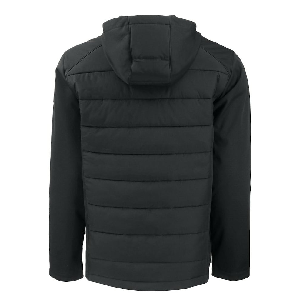 Atlanta Falcons Cutter & Buck Evoke Hybrid Eco Softshell Recycled Full-Zip Hoodie Jacket | NFL Discount