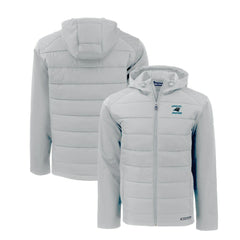 Carolina Panthers Cutter & Buck Evoke Hybrid Eco Softshell Recycled Full-Zip Hoodie Jacket | NFL Hot