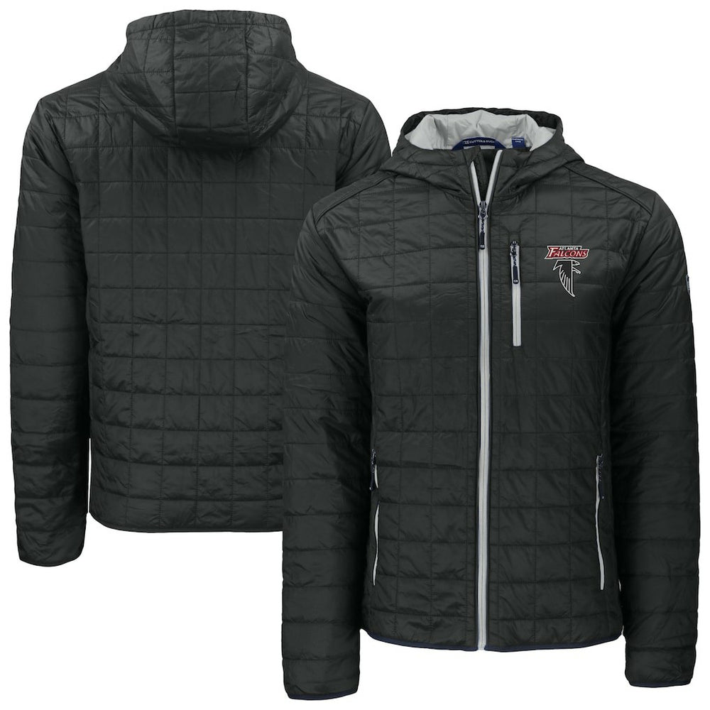 Atlanta Falcons Cutter & Buck Rainier PrimaLoft Eco Insulated Full-Zip Puffer Jacket | NFL Sale