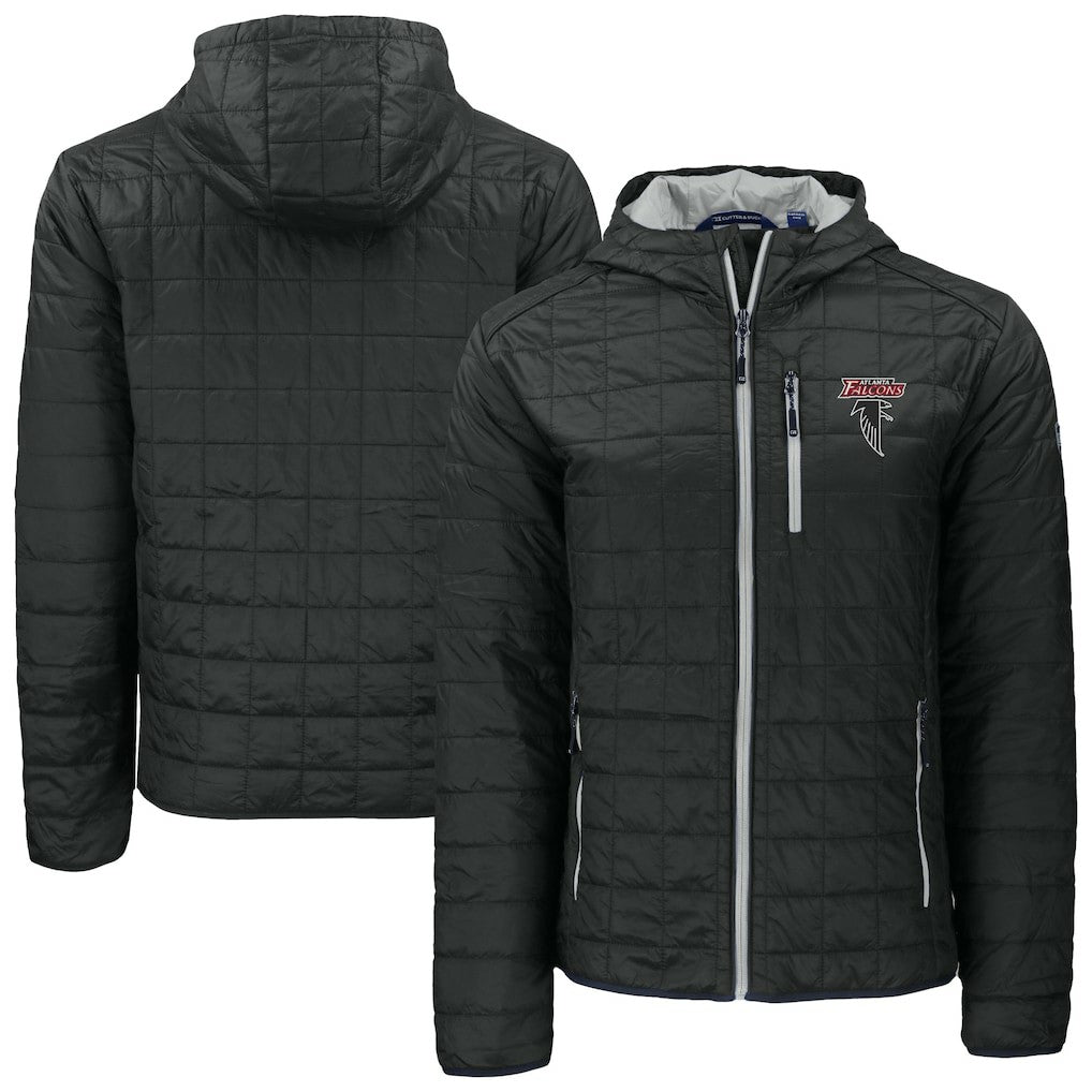 Atlanta Falcons Cutter & Buck Rainier PrimaLoft Eco Insulated Full-Zip Puffer Jacket | NFL Sale
