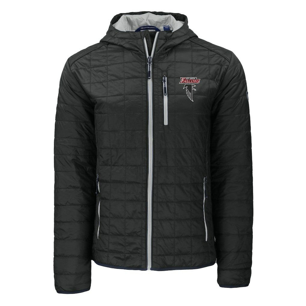 Atlanta Falcons Cutter & Buck Rainier PrimaLoft Eco Insulated Full-Zip Puffer Jacket | NFL Sale