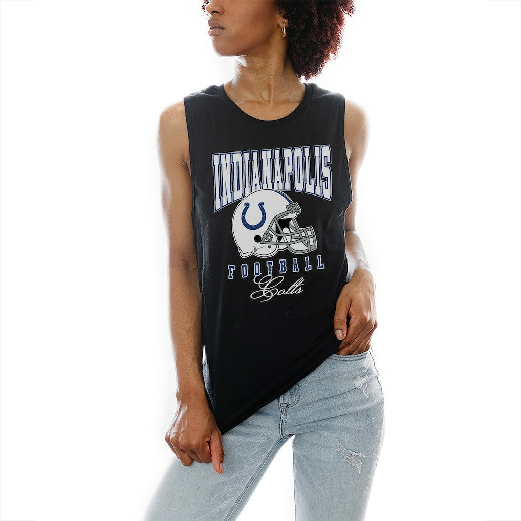 Indianapolis Colts Gameday Couture Women's Preseason Opener Racerback Tank Top | NFL Hot