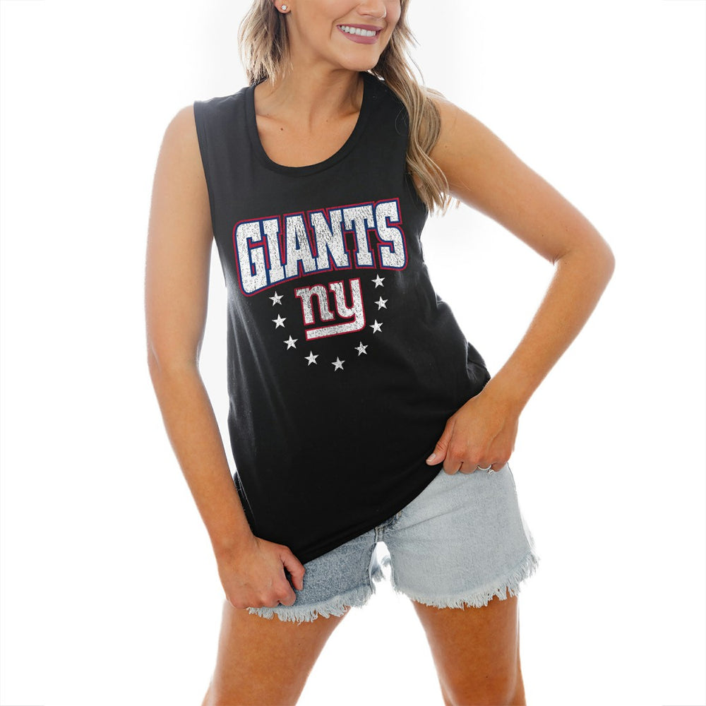 New York Giants Gameday Couture Women's Baby You're A Star Racerback Scoop Neck Tapered Tank Top | NFL Online