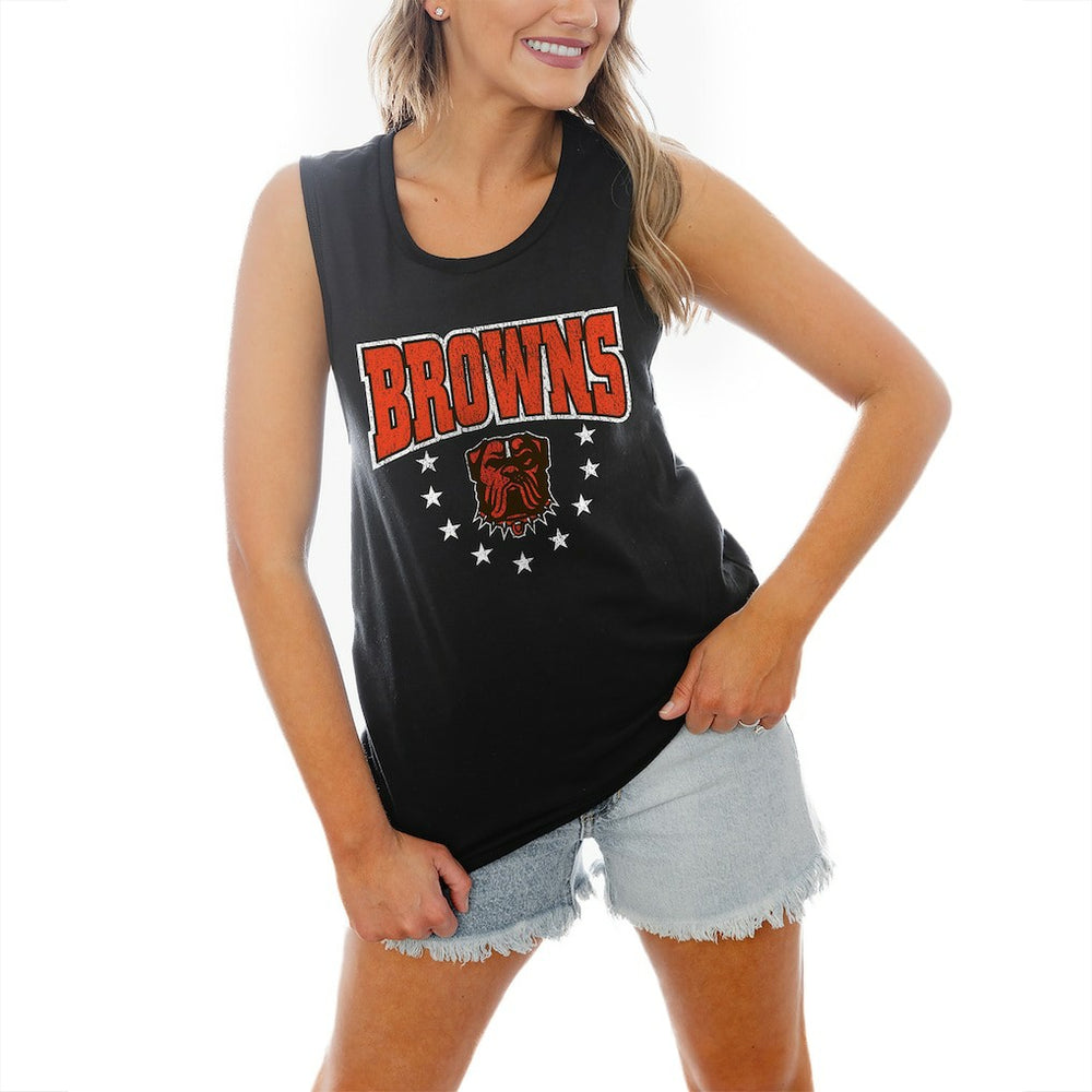 Cleveland Browns Gameday Couture Women's Baby You're A Star Racerback Scoop Neck Tapered Tank Top | NFL New