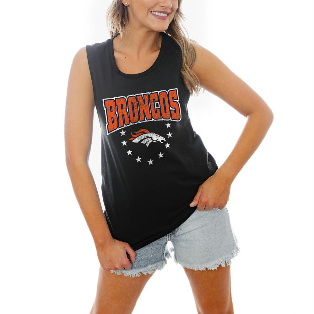 Denver Broncos Gameday Couture Women's Baby You're A Star Racerback Scoop Neck Tapered Tank Top | NFL On sale