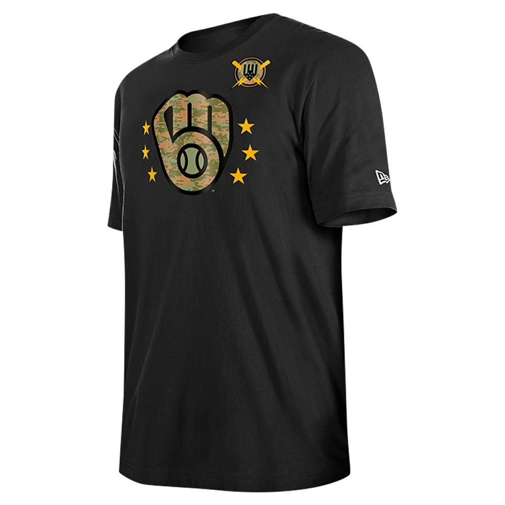 Milwaukee Brewers New Era 2024 Armed Forces Day T-Shirt - MLB T-shirts