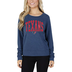 Houston Texans Concepts Sport Women's Mainstream Terry Tri-Blend Long Sleeve Top | NFL Near me