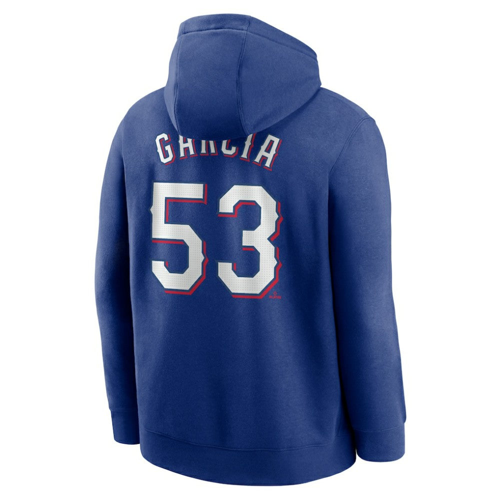 Adolis Garcia Texas Rangers Nike Player Name & Number Club Pullover Hoodie - MLB Hoodies