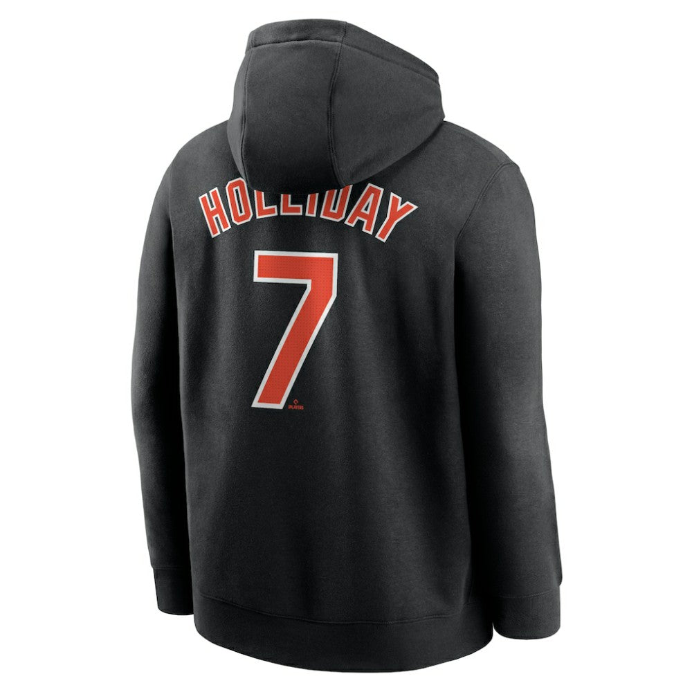 Jackson Holliday Baltimore Orioles Nike Player Name & Number Club Fleece Pullover Hoodie - MLB Hoodies