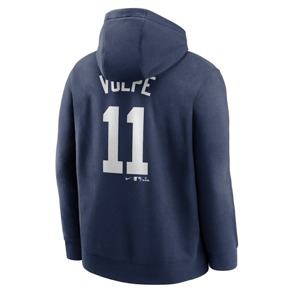 Anthony Volpe New York Yankees Nike Player Name & Number Club Pullover Hoodie - MLB Hoodies