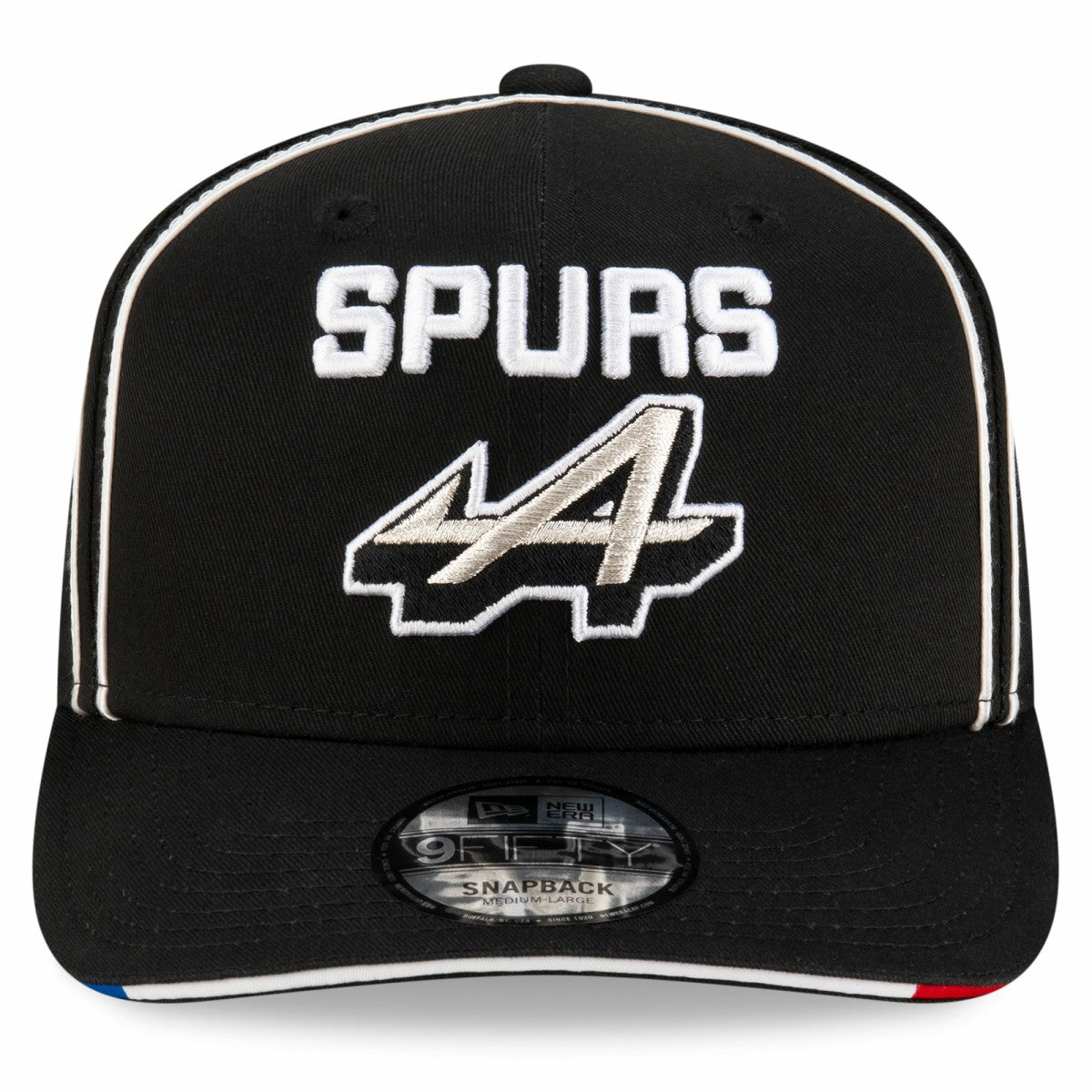 Black San Antonio Spurs x Alpine 9FIFTY Snapback Hat | NBA