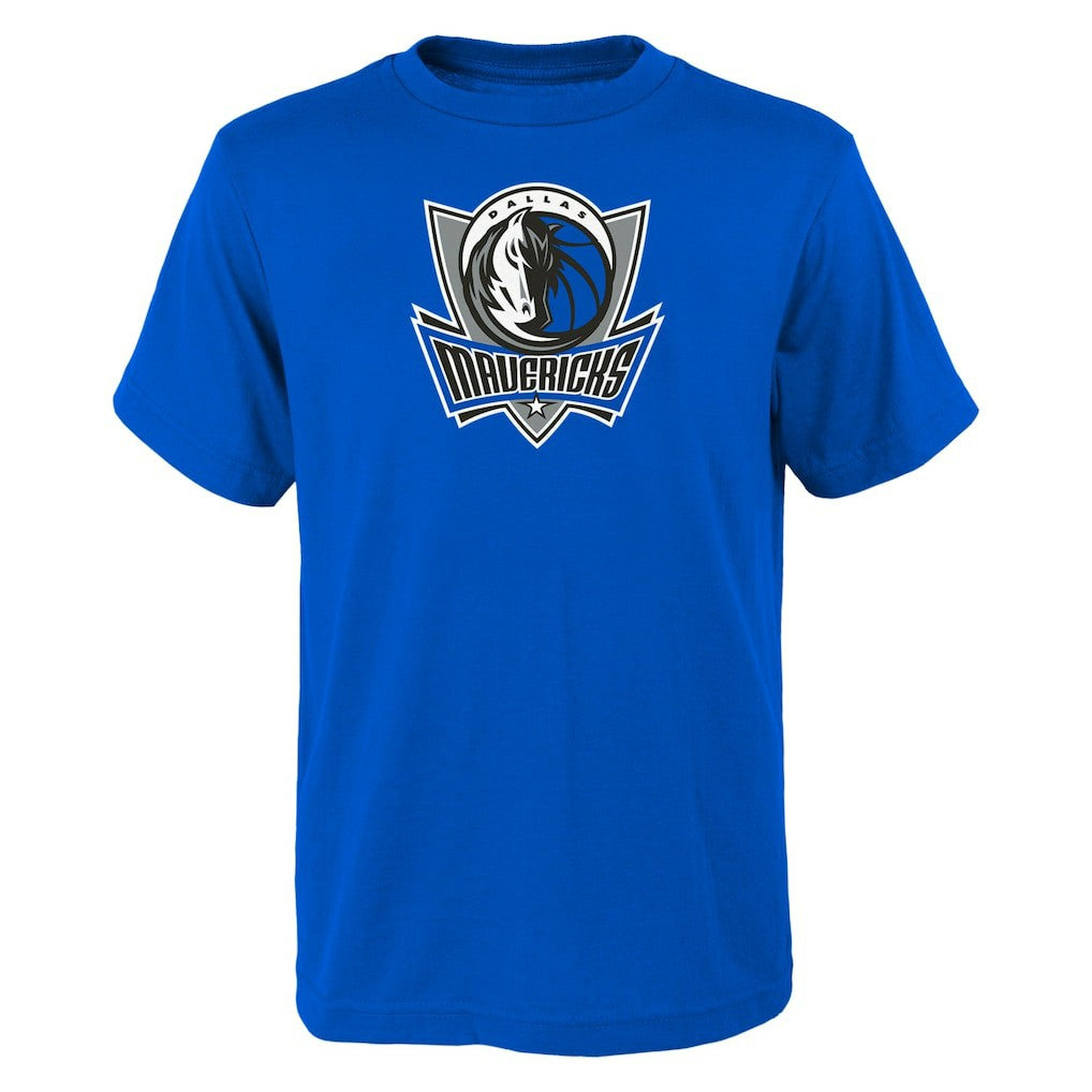 Royal Dallas Mavericks Youth Primary Logo T-Shirt sale | NBA