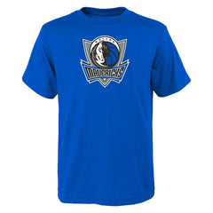 Royal Dallas Mavericks Youth Primary Logo T-Shirt sale | NBA