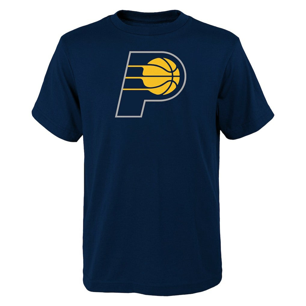 Navy Indiana Pacers Youth Primary Logo T-Shirt | NBA